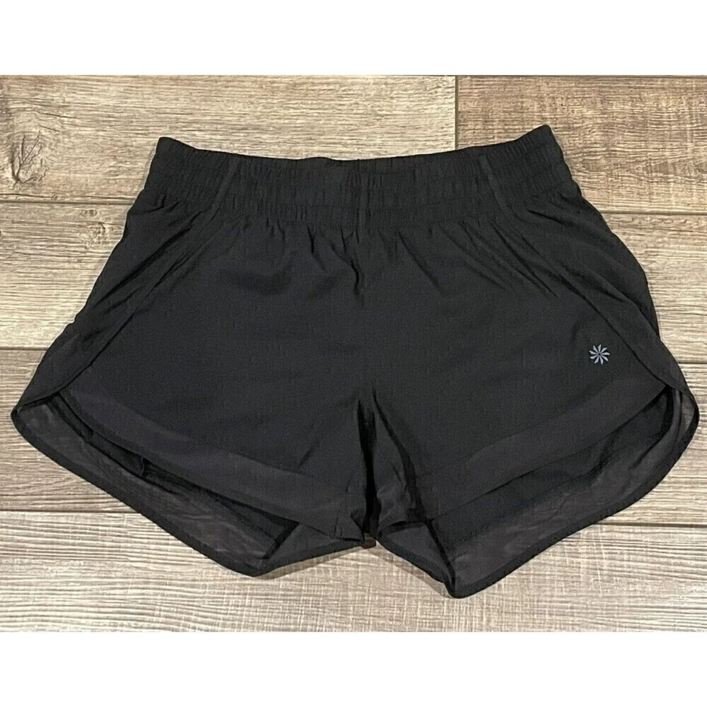 Athleta Mesh Racer Run Short 4